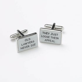 Cufflinks - Old Lawyers Never Die